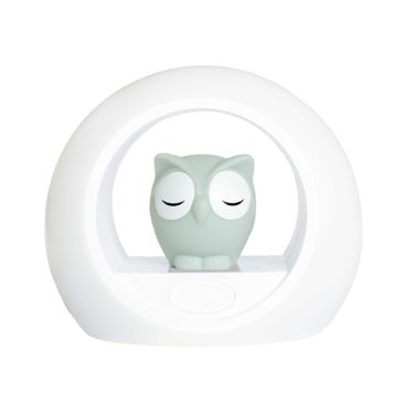 Zazu Pametna noćna svjetiljka sova Lou - siva
