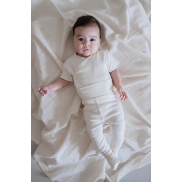 Newborn bodysuit s/s off white