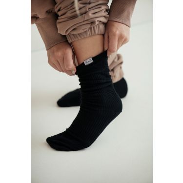 Lunilou čarape LNL Cozy socks - Black