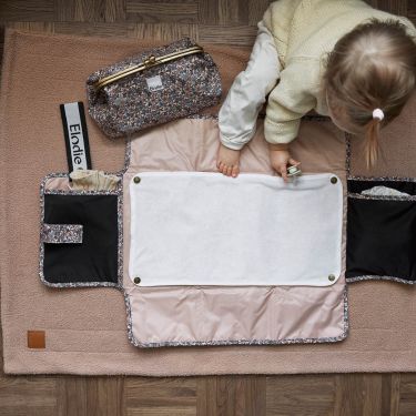 Elodie Details Toaletna torbica Zip&Go Blue garden
