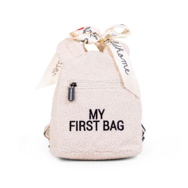 Childhome dječji ruksak 'MY FIRST BAG' Teddy Off White