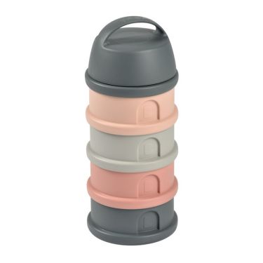 Beaba spremnik za mlijeko u prahu Mineral grey/Pink