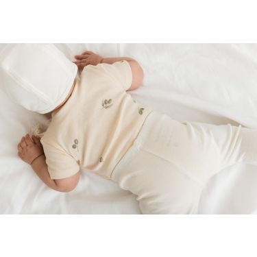lunilou newborn bodysuit s/s olives