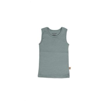 Lunilou - Majica bez rukava s prugama, silver blue/iced latte