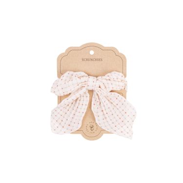 Mrs Ertha Scrunchies ukrasna gumica sa mašnom – Organic Squares
