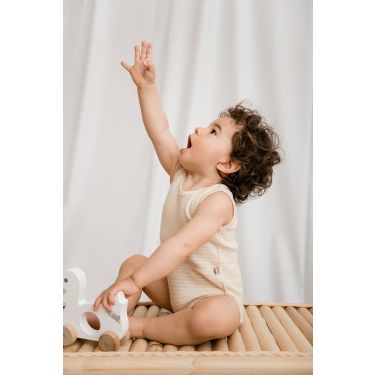 Bodysuit n/s offwhite/brazilian sand