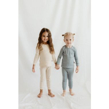 Lunilou - pidžama, unisex Brazilian sand/off white