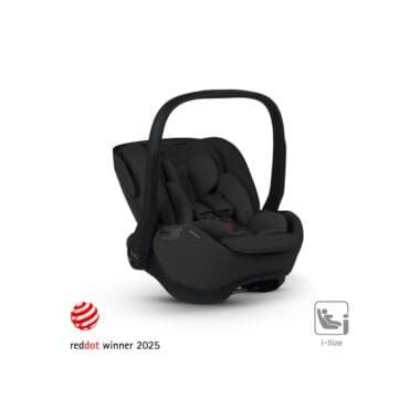 Silver Cross Glide Plus 360 Infant Car Seat Iconic Natural Black
