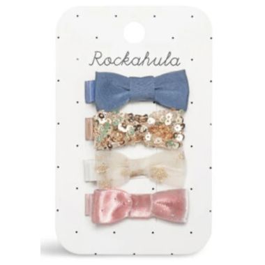 Rockahula Kids - Čarobni set mini kopčica s mašnama